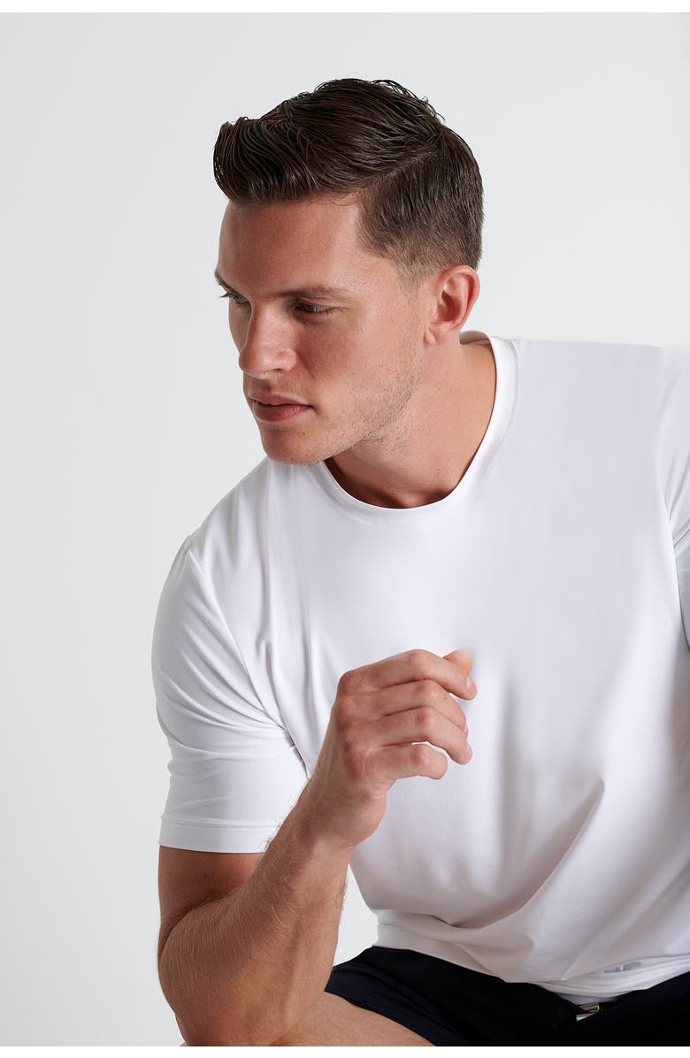 SHAN Microfiber crew neck t-shirt, Alternate, color, 