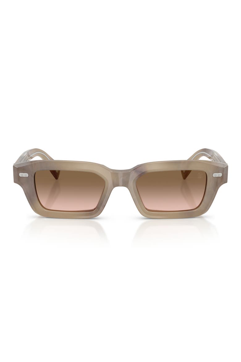 Marla 50mm Rectangular Sunglasses, Main, color, CASHMERE BEIGE