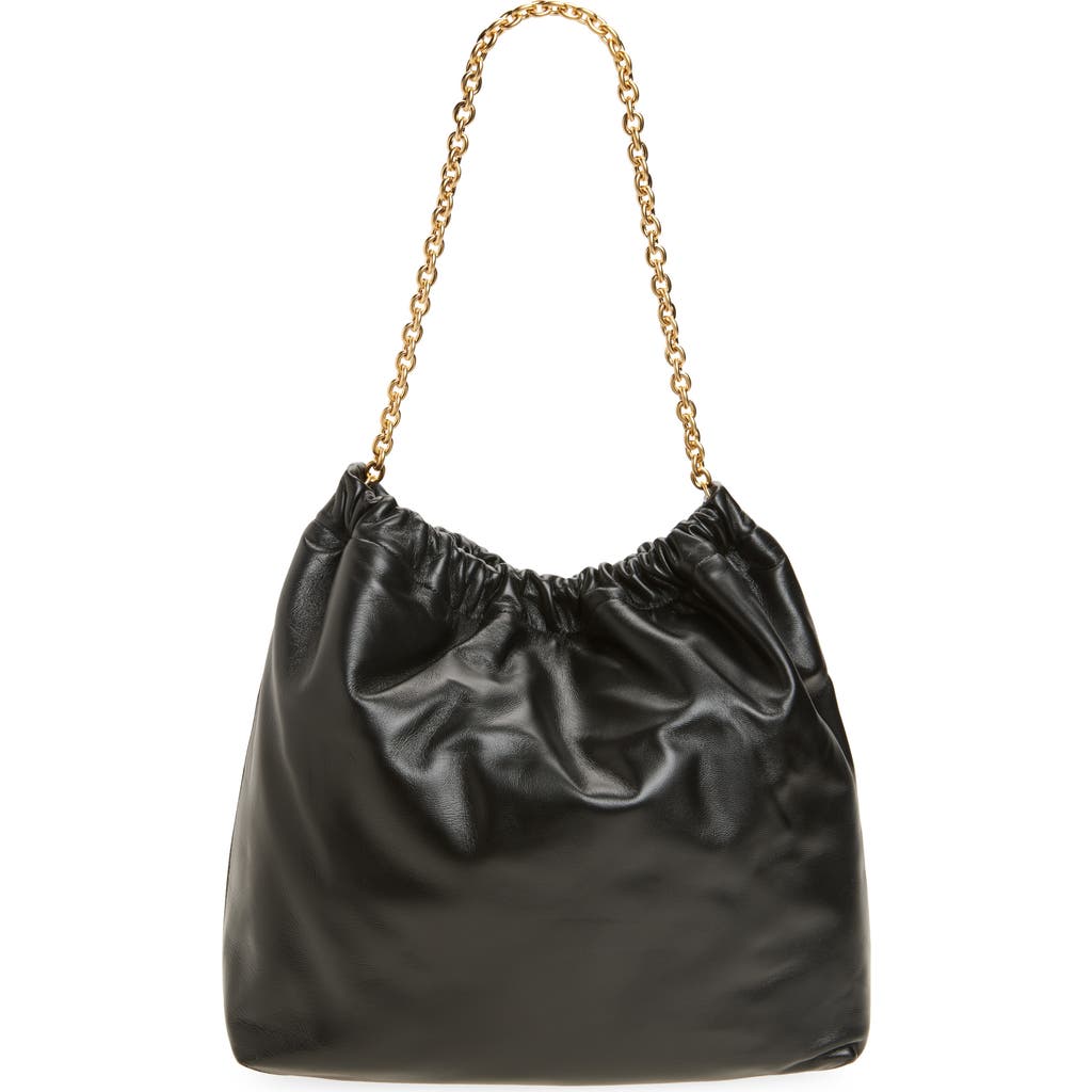 Reformation Dahlia Leather Tote In Orange
