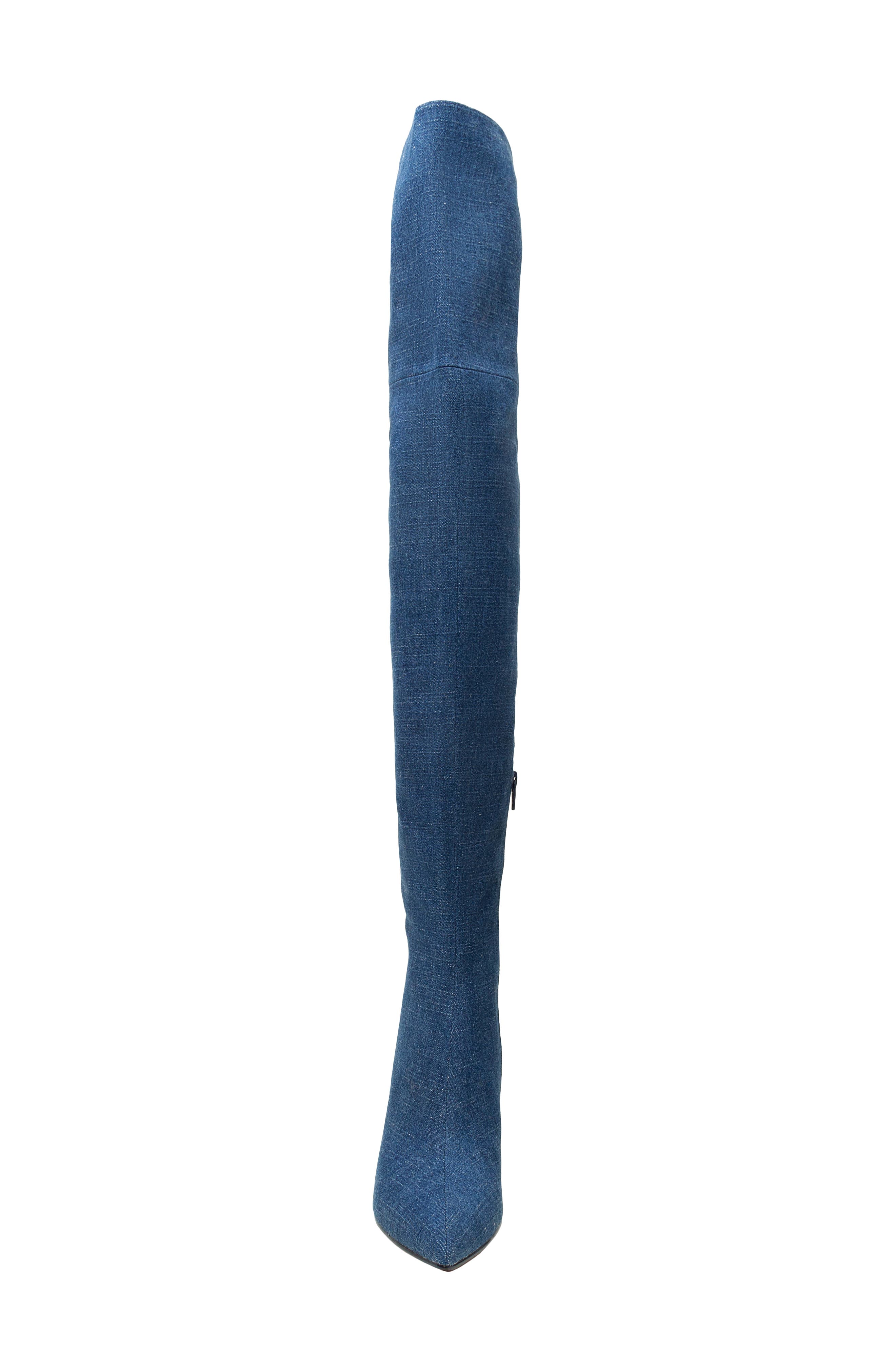 Ace Over the Knee Boot, Alternate, color, DARK BLUE