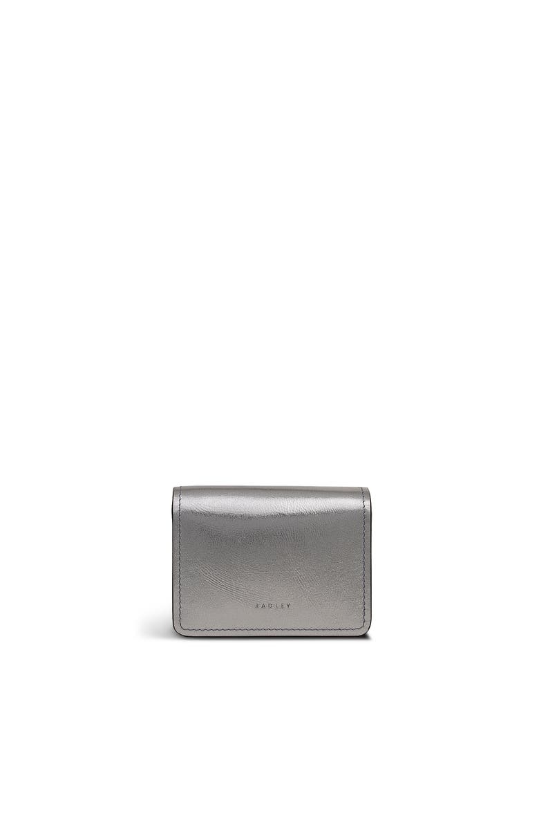 Radley Chester Row - Metallic Small  Card Holder, Alternate, color, Silver