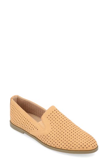 Lucie Perforated Flat Loafer - Wide Width Available