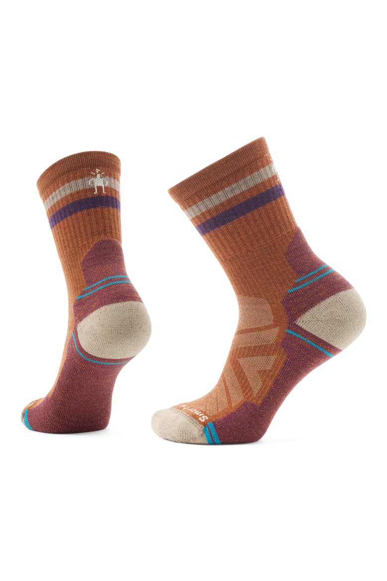 Hike Light Cushion Tube Crew Socks, Main, color, FOSSIL
