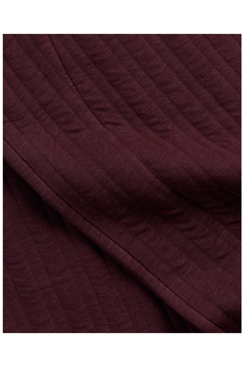 Cozy Knit Robe, Alternate, color, GARNET