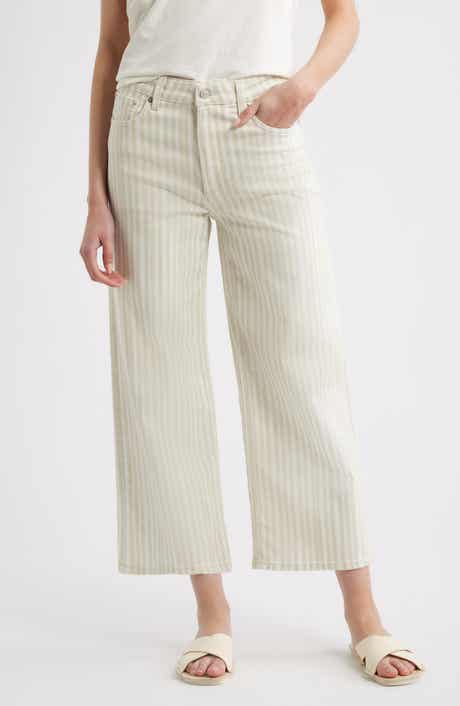 Getty High Waist Crop Wide Leg Jeans