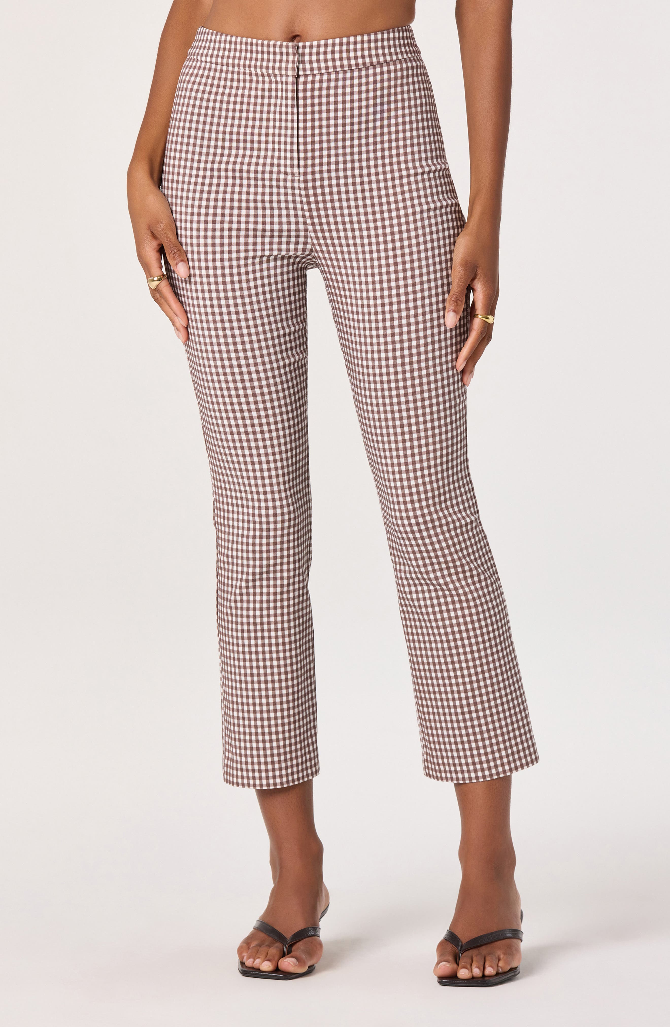 selected BROWN GINGHAM