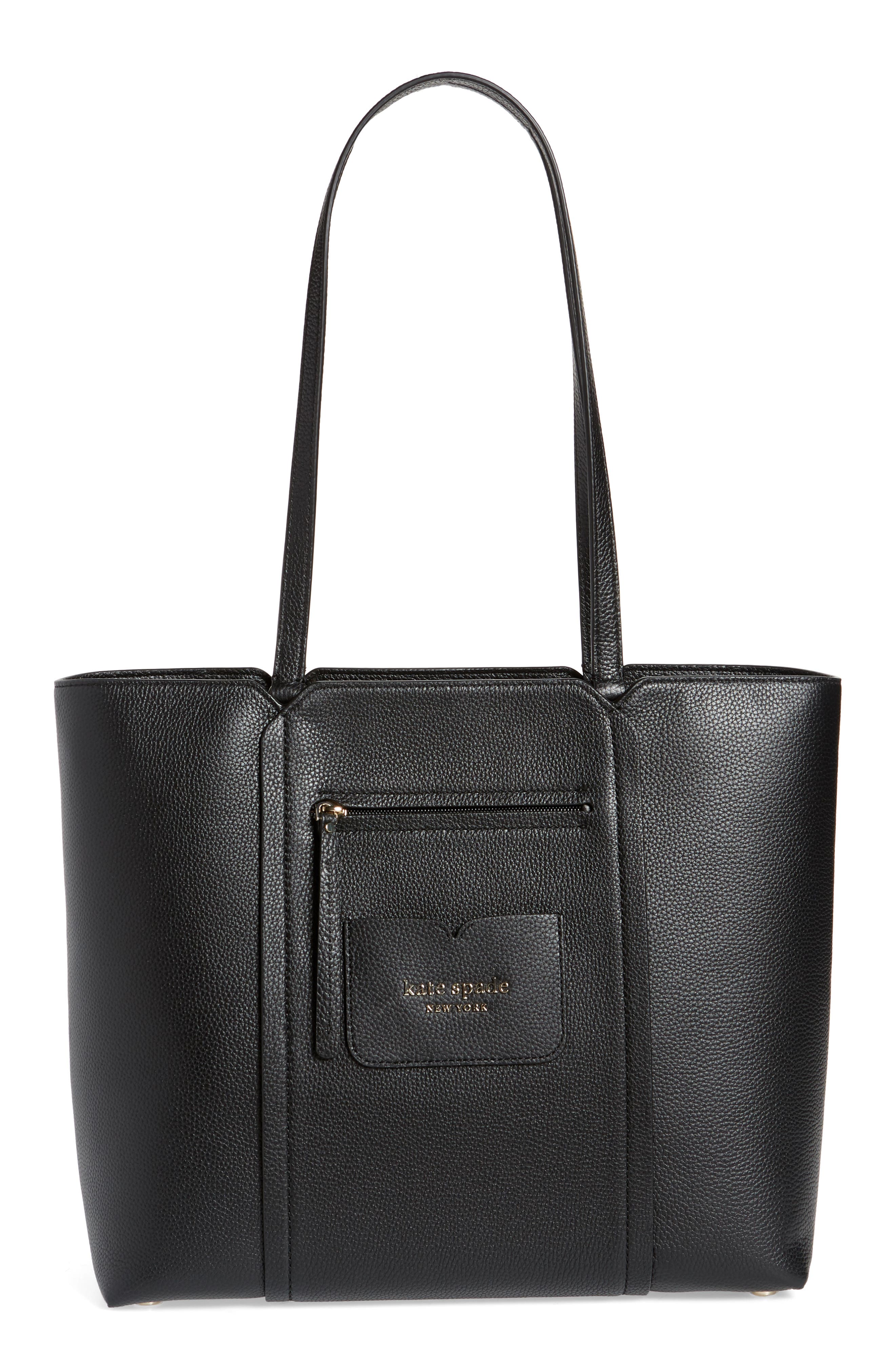 Kate Spade New York large florence leather tote, Main, color, 