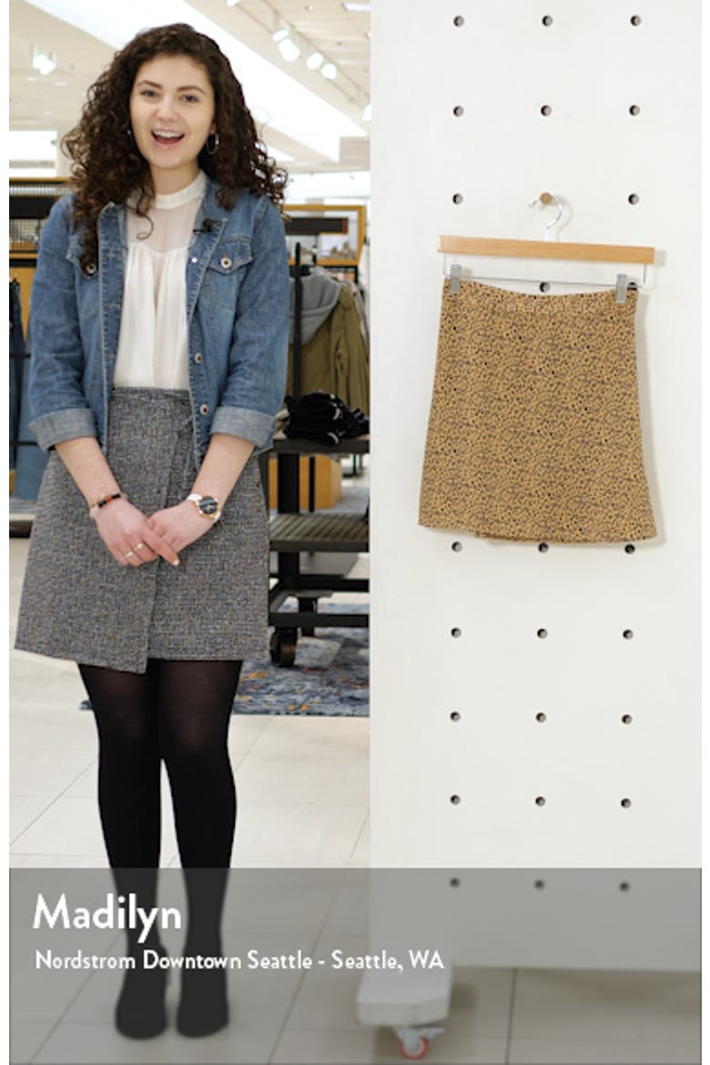 Print Mini Skater Skirt video