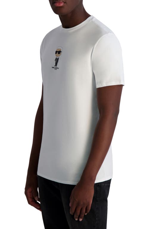 Karl Lagerfeld Paris Small Karl Graphic T-shirt In White