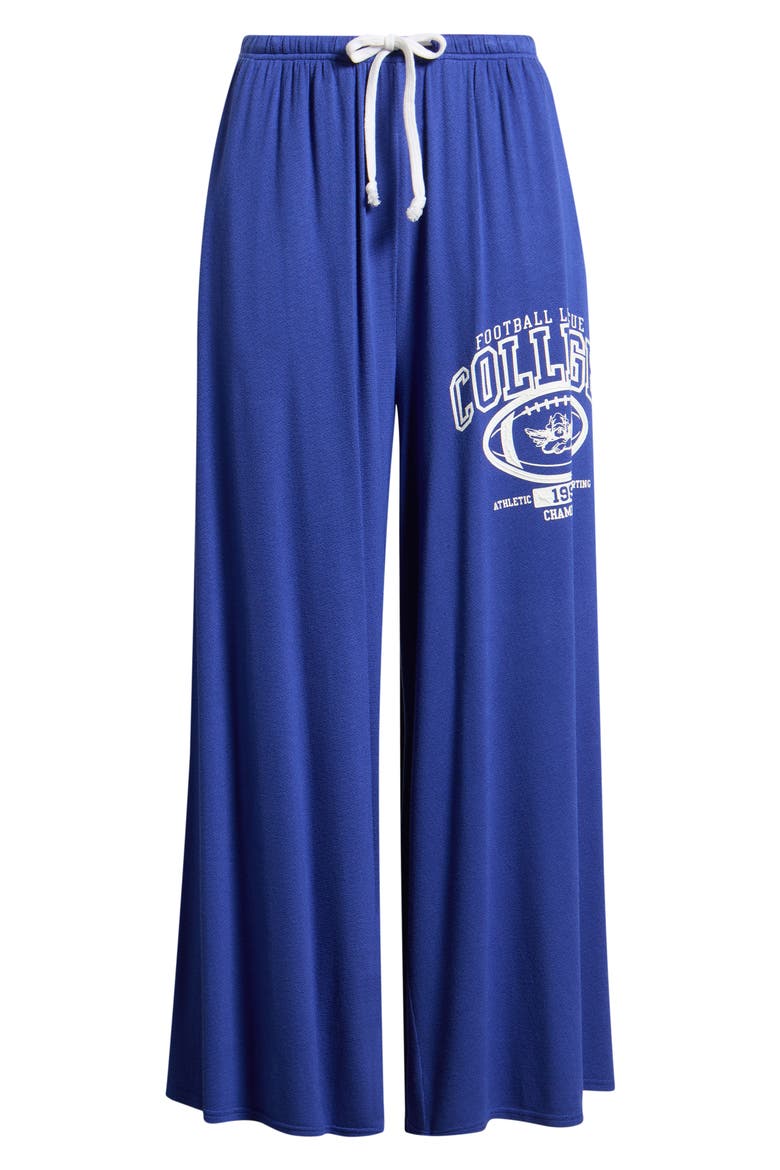 Game Day Leah Wide Leg Pants, Alternate, color, BLUE