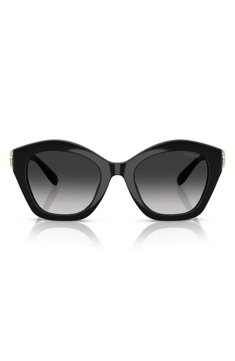 54mm Gradient Round Sunglasses