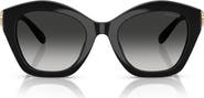COACH 54mm Gradient Round Sunglasses