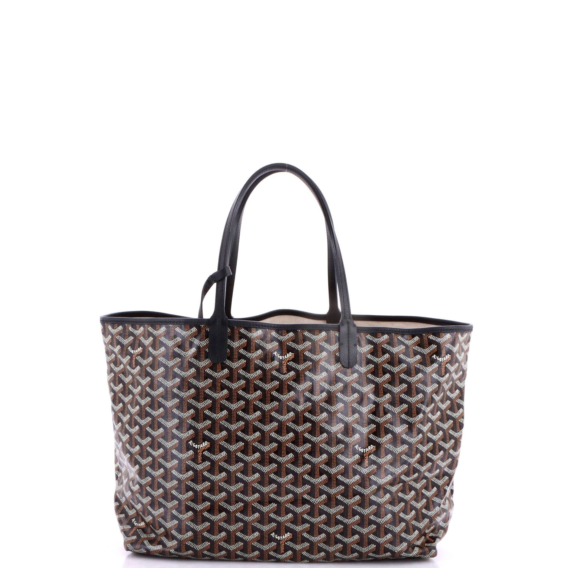 Saint Louis Tote Coated Canvas PM, Alternate, color, Black