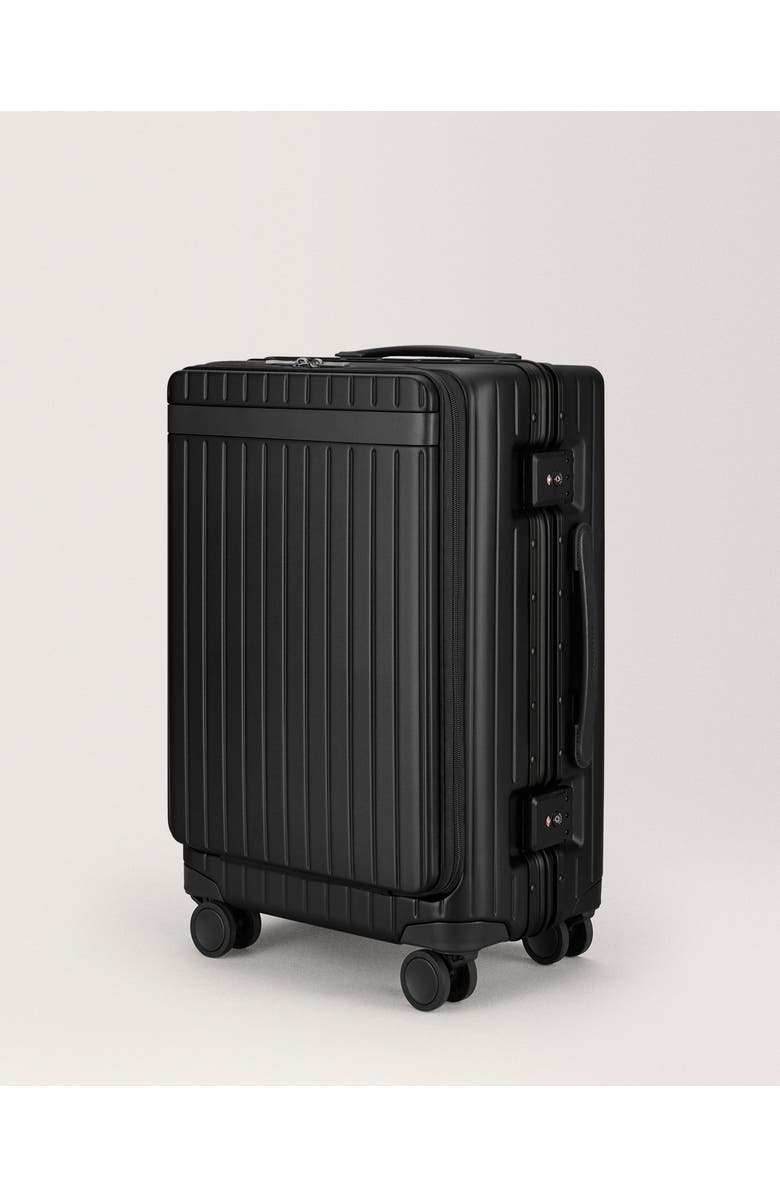Carl Friedrik The Carry-on X Suitcase, Alternate, color, Black / Black