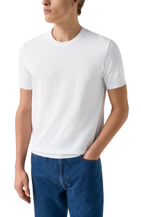 Texture Cotton T-Shirt