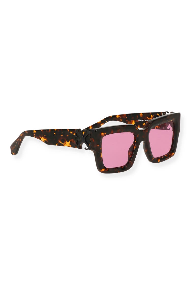 Mystic 52mm Square Sunglasses, Alternate, color, HAVANA PINK