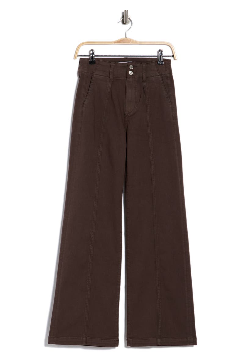 Brooklyn High Waist Wide Leg Jeans, Main, color, RICH CHOCOLATE