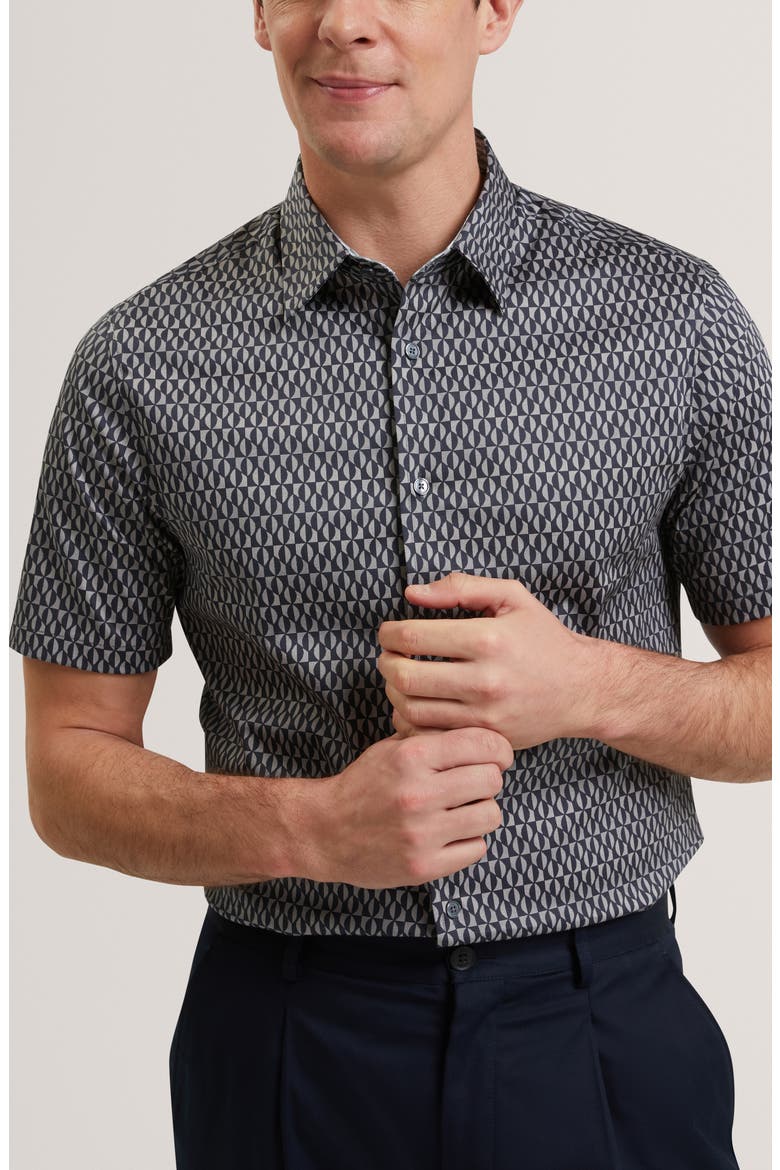 Cambay Regular Fit Button-Up Shirt, Main, color, NAVY
