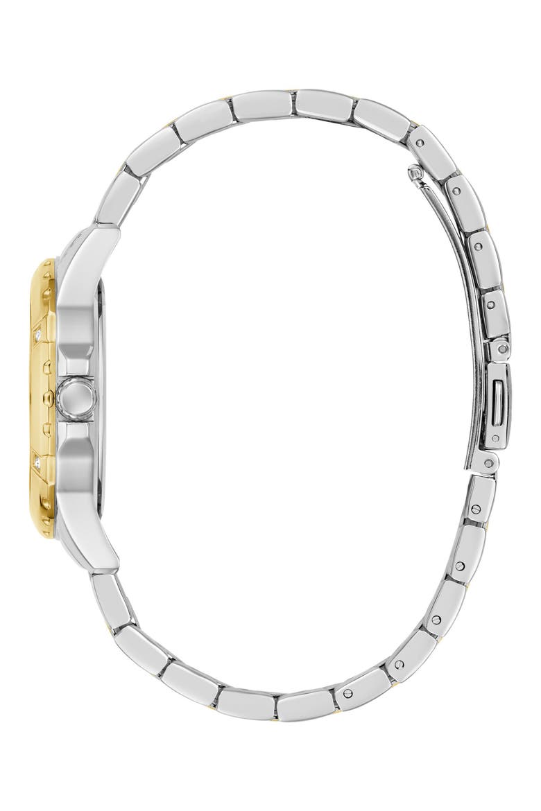 Crystal Bezel Bracelet Watch, 35mm, Alternate, color, GREEN