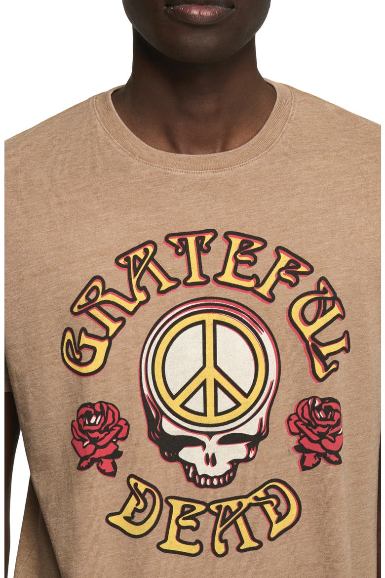 Grateful Dead Peace Graphic Tee, Alternate, color, OTTER