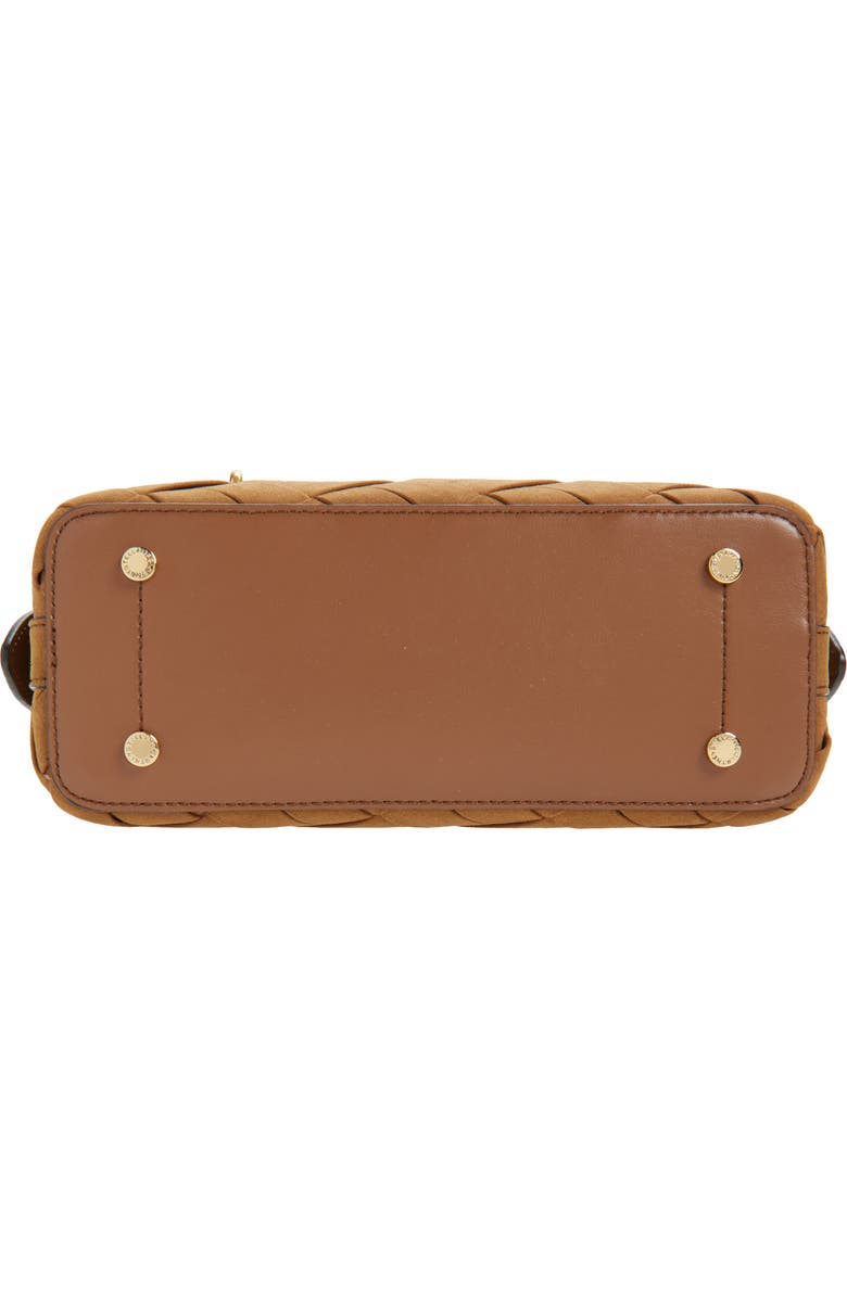 Stella McCartney Small Ryder Woven Bag, Alternate, color, Brandy