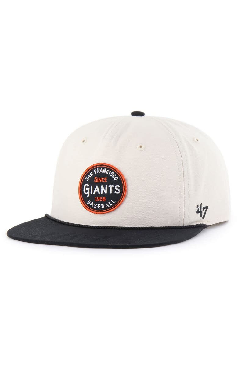 '47 Men's '47 Cream San Francisco Giants Payson Captain Adjustable Hat, Main, color, Cream