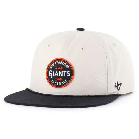 Men's '47  Cream San Francisco Giants Payson Captain Adjustable Hat