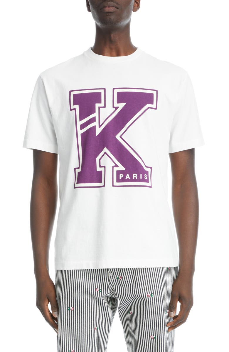 KENZO Classic College Logo Graphic Tee, Main, color, 