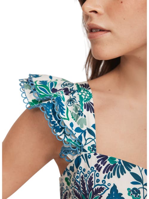 MINT VELVET MINT VELVET FLORAL PRINTED MIDI DRESS 