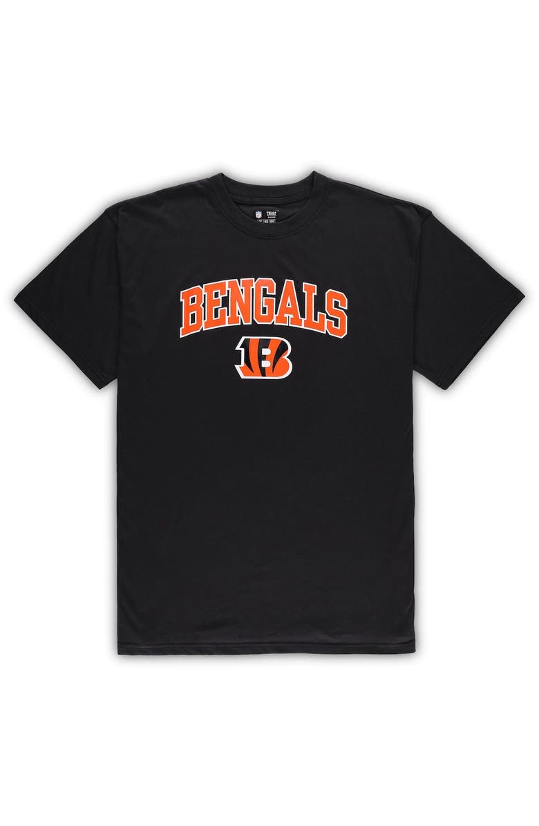 CONCEPTS SPORT Men's Concepts Black/Heather Gray Sport Cincinnati Bengals Big & Tall T-Shirt & Pants Sleep Set, Alternate, color, Black