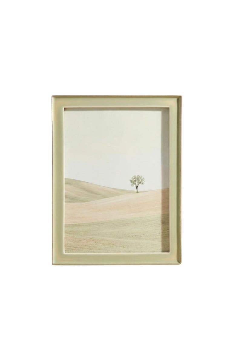 Elyra Enamel Frame, Main, color, Light Green - 5x7