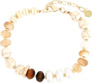 Panacea Mixed Stone & Freshwater Pearl Beaded Bracelet