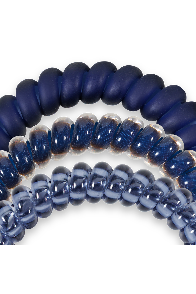 Small Hair Ties, Alternate, color, Nightfall Navy