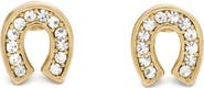 Kate Spade New York pavé horseshoe stud earrings