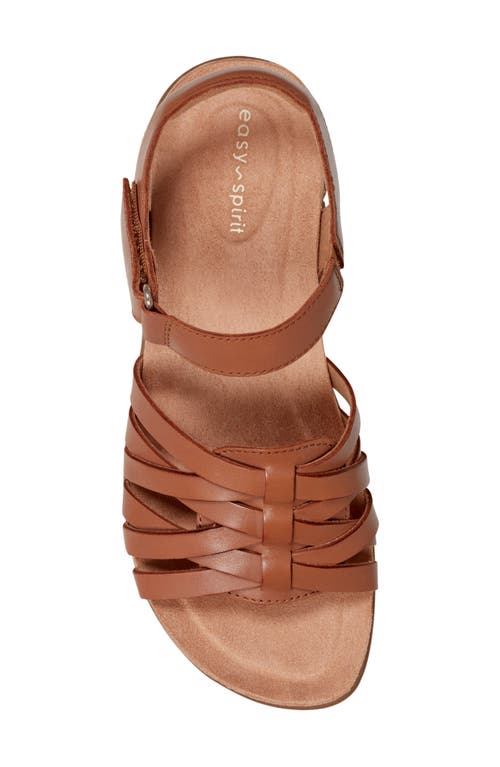 Easy Spirit Marlene Quarter Strap Sandal In Brown