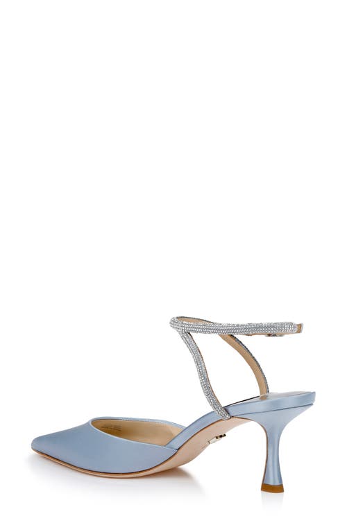 BADGLEY MISCHKA BADGLEY MISCHKA BRIDAL AUTUMN POINTED TOE ANKLE STRAP PUMP