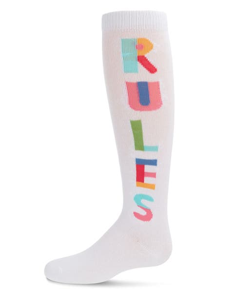 Camp Rules Knee High Sock (Little Kid & Big Kid)