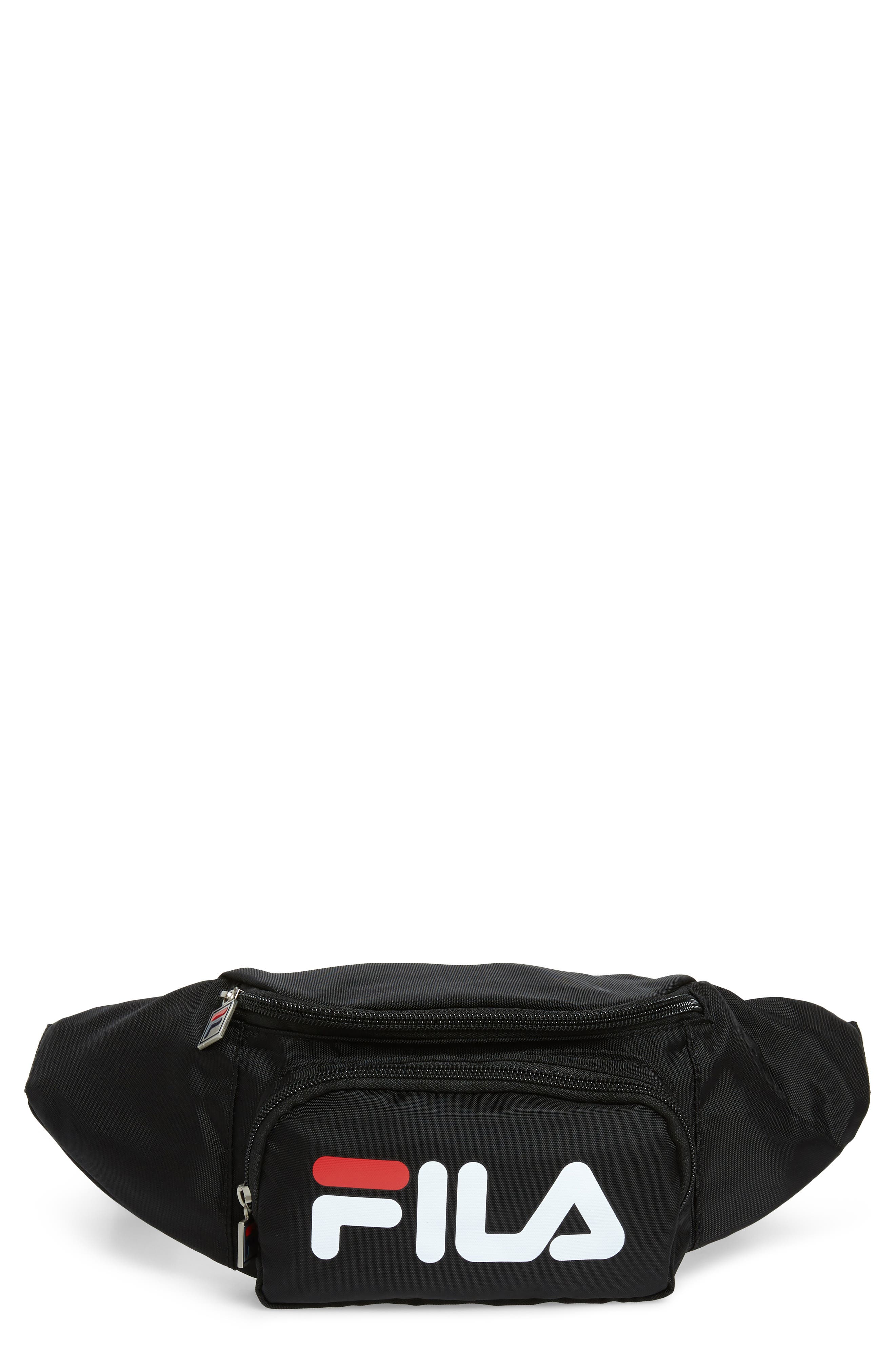 FILA Logo Belt Bag, Main, color, 
