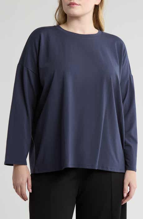 Eileen Fisher Crewneck Boxy Top