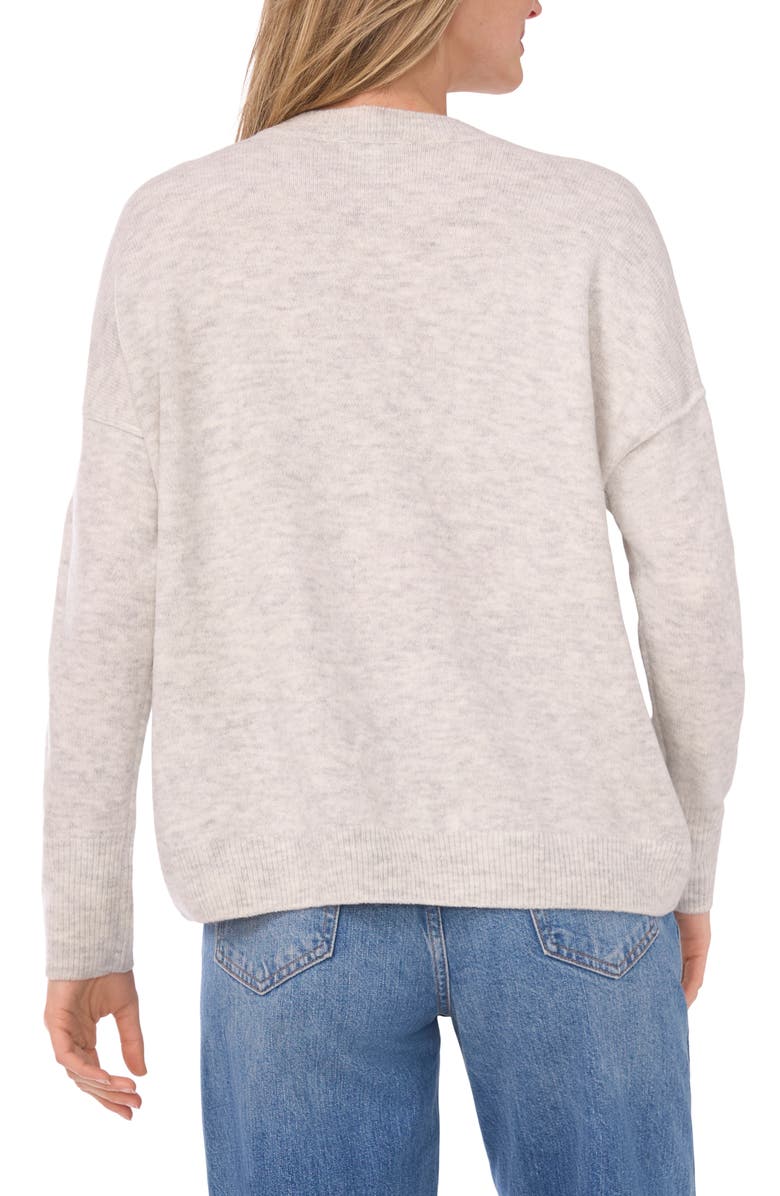 CeCe Merrier with Mimosas Sweater, Alternate, color, Jazz Club Glamour Red