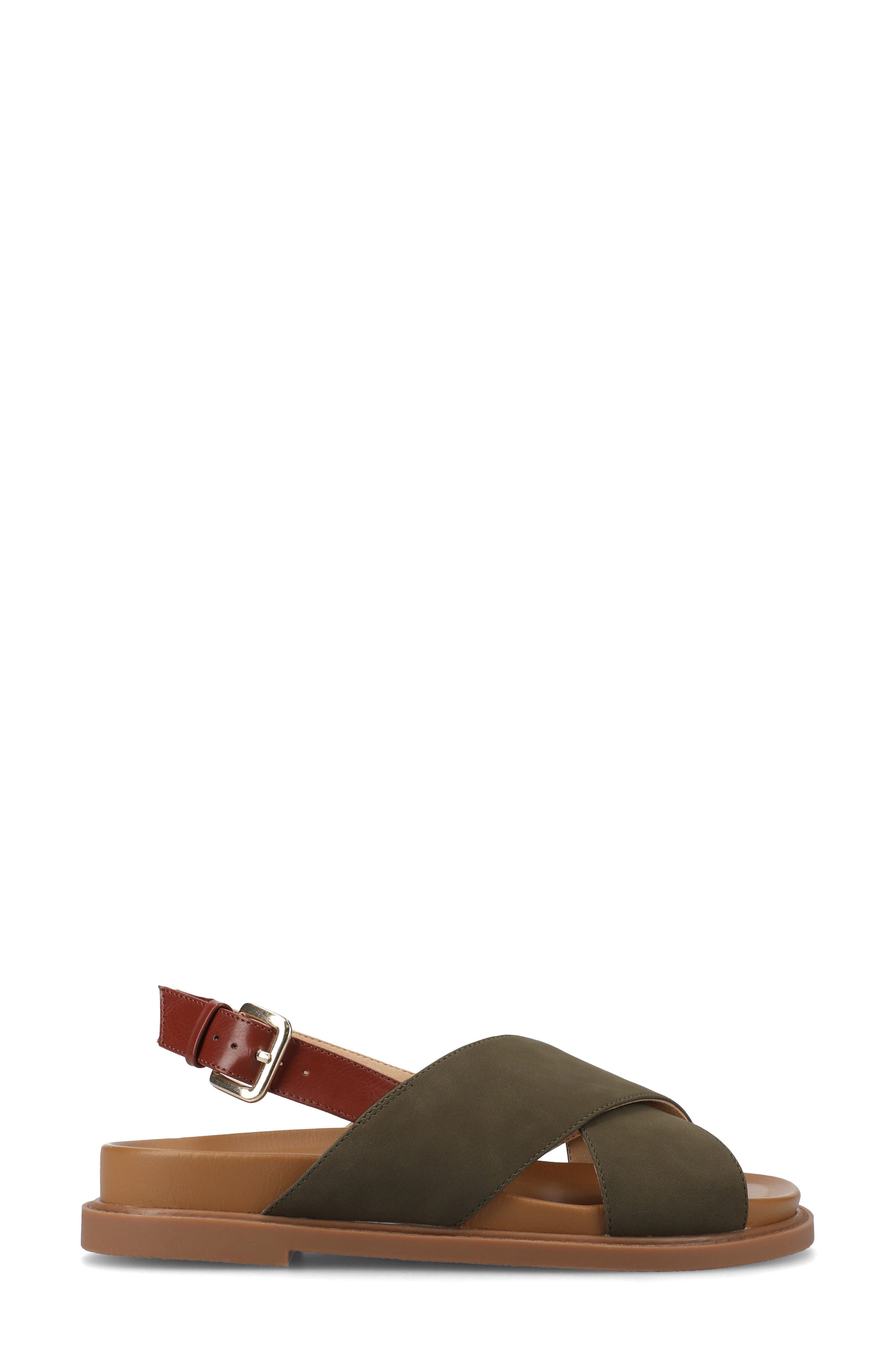Marina Slingback Sandal, Alternate, color, OLIVE