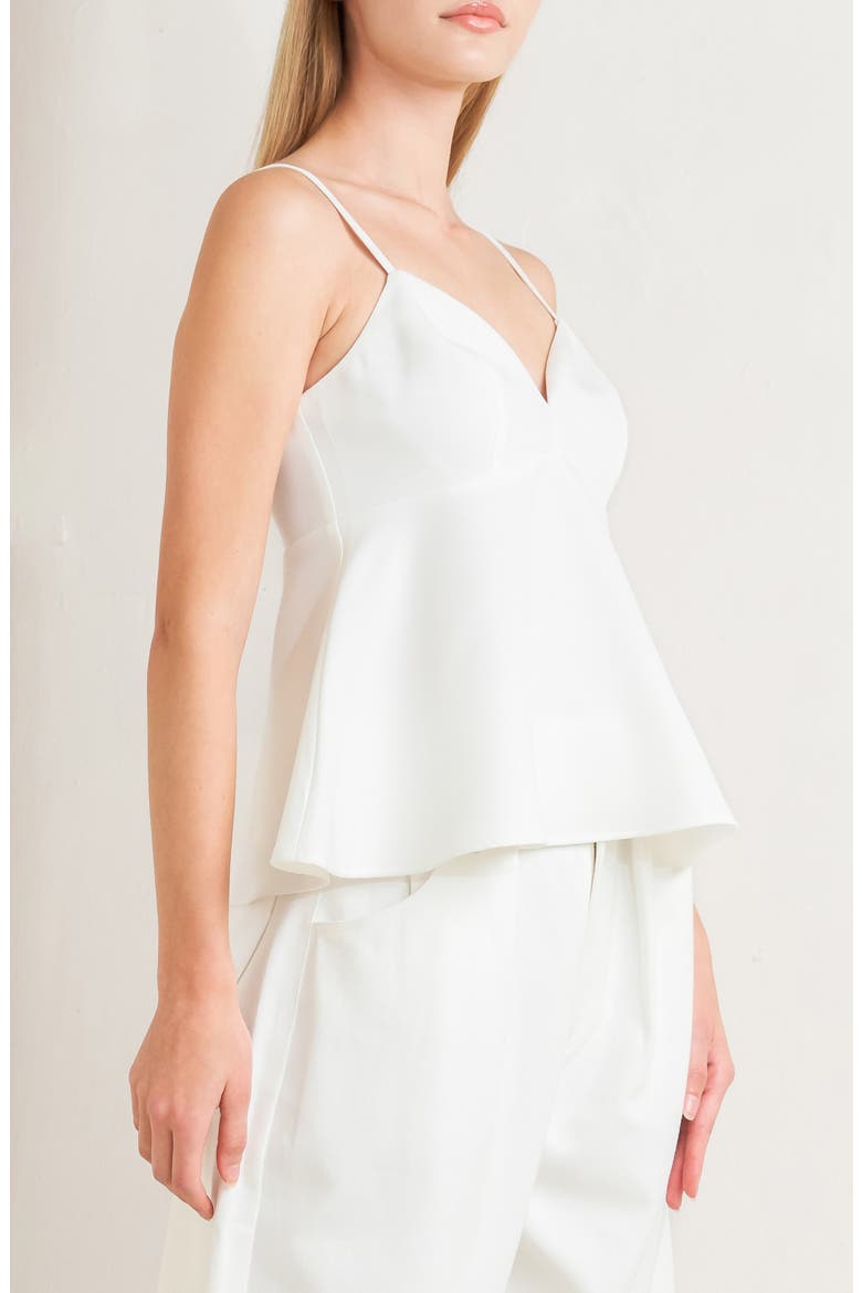 Flare Camisole, Alternate, color, WHITE