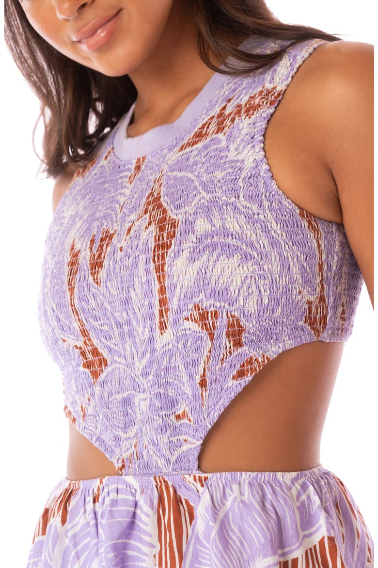 Wisteria Bloom Freya Multifit Cover-Up Romper, Alternate, color, PURPLE