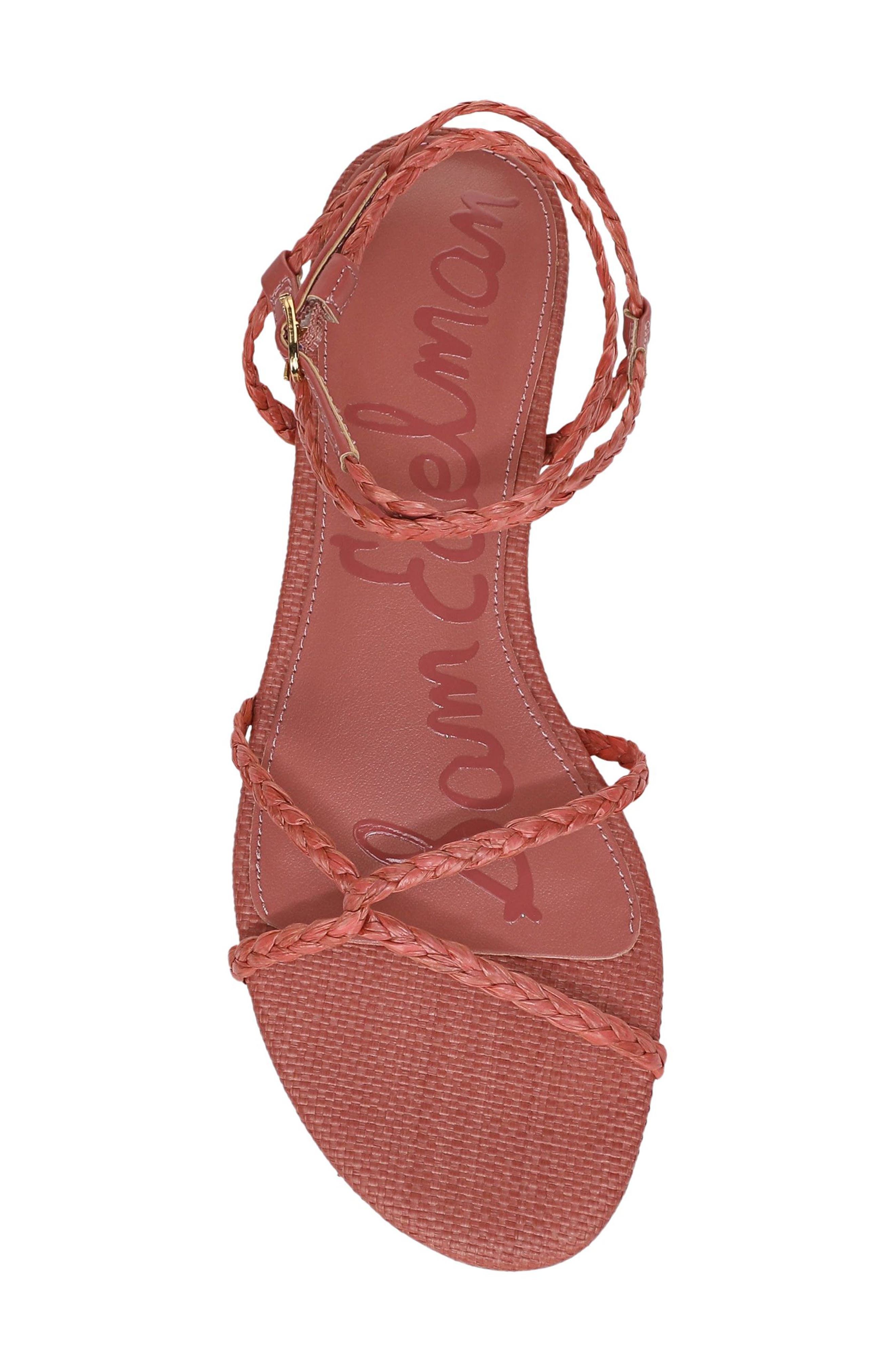 Ellina Ankle Strap Sandal, Alternate, color, INDIE PINK