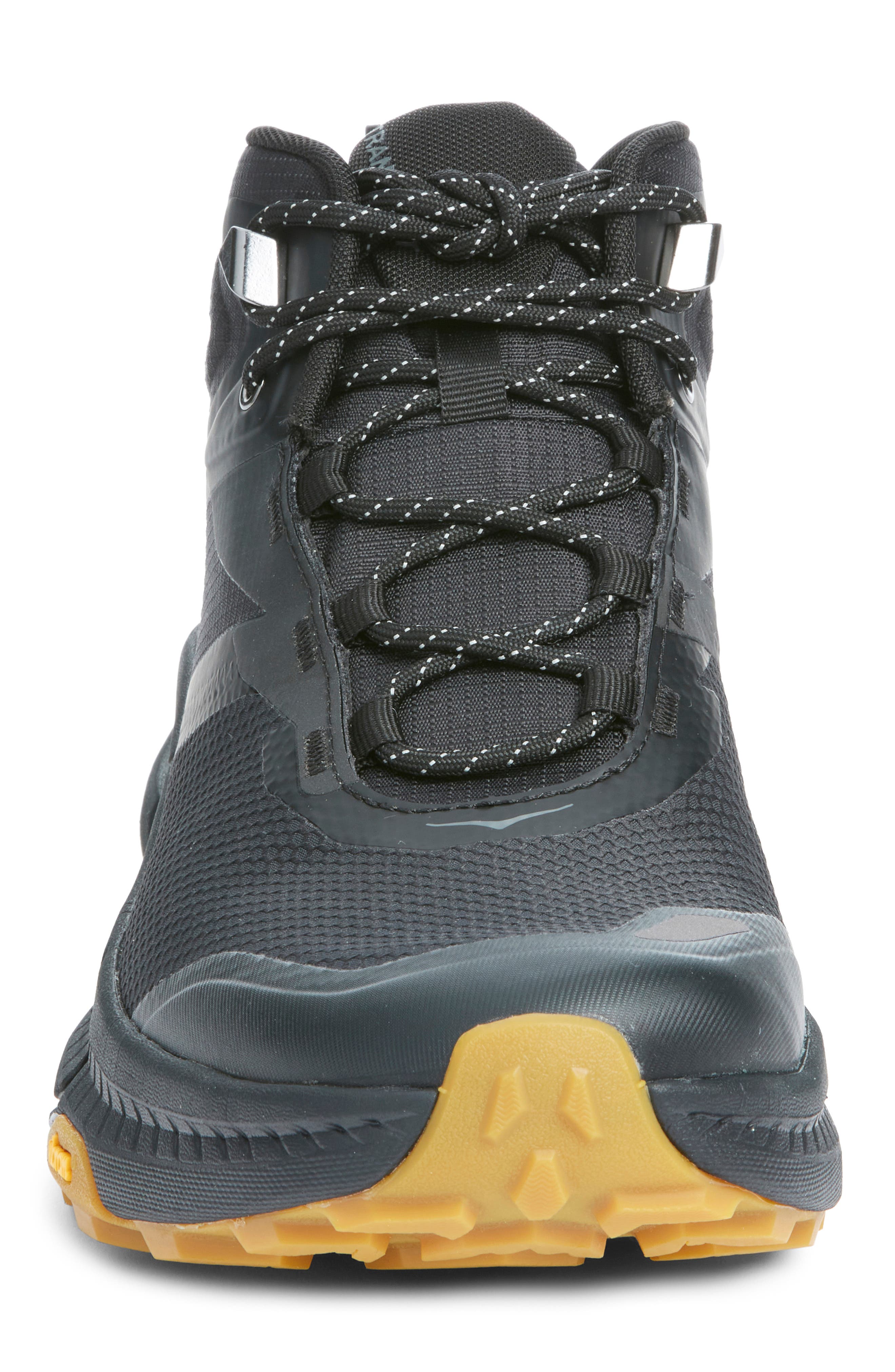 HOKA Transport Chukka GORE-Tex<sup>®</sup> Waterproof Trail Shoe, Alternate, color, Black / Black