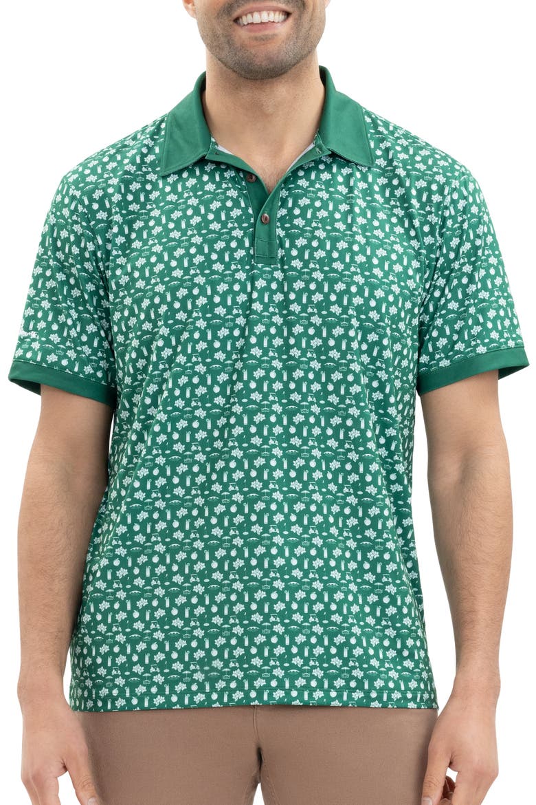 The Green Placket - Golf Shirt, Main, color, Green