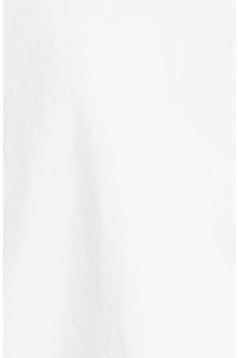 Alexander McQueen Drawstring Crop Top, Alternate, color, WHITE