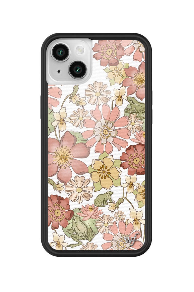 Lilypad Floral iPhone Case, Main, color, Green