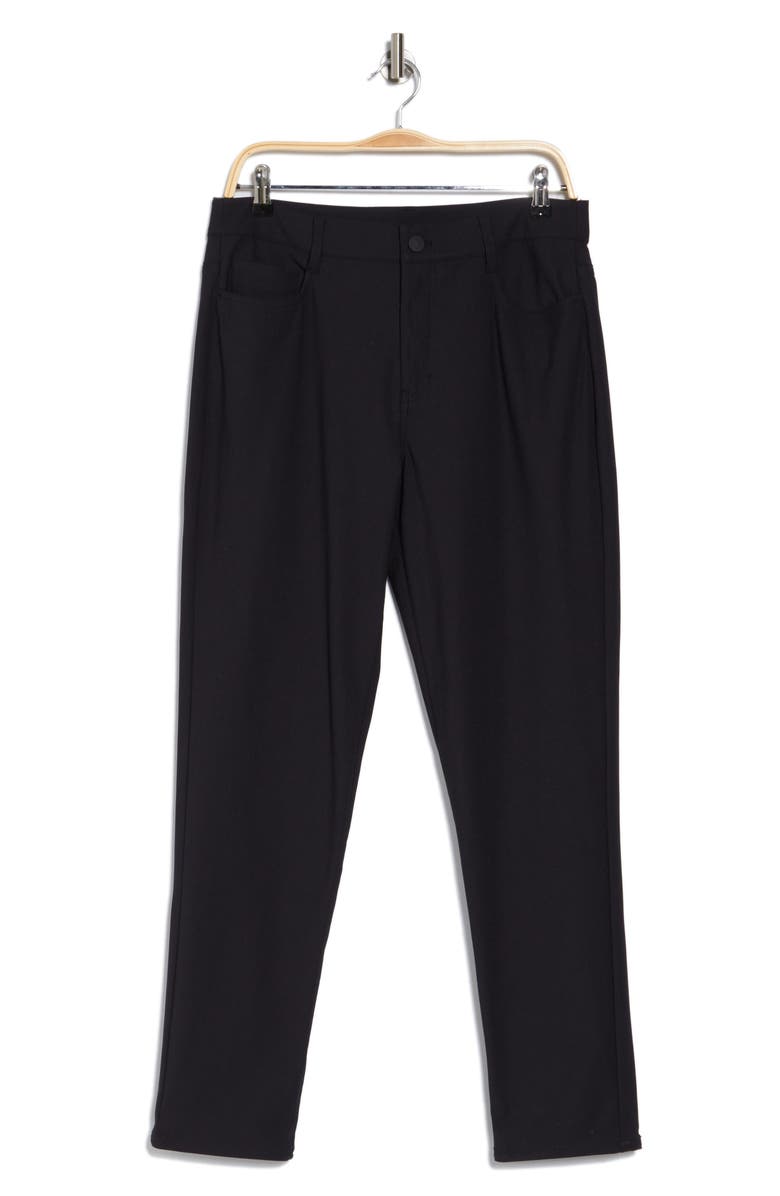 Z by Zella Strike Commuter 5-Pocket Pants, Alternate, color, Black Caviar