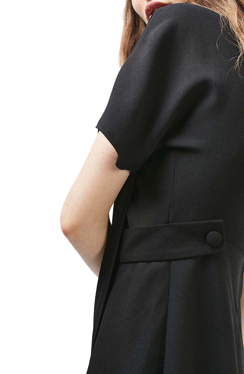 Topshop Origami Minidress, Alternate, color, 